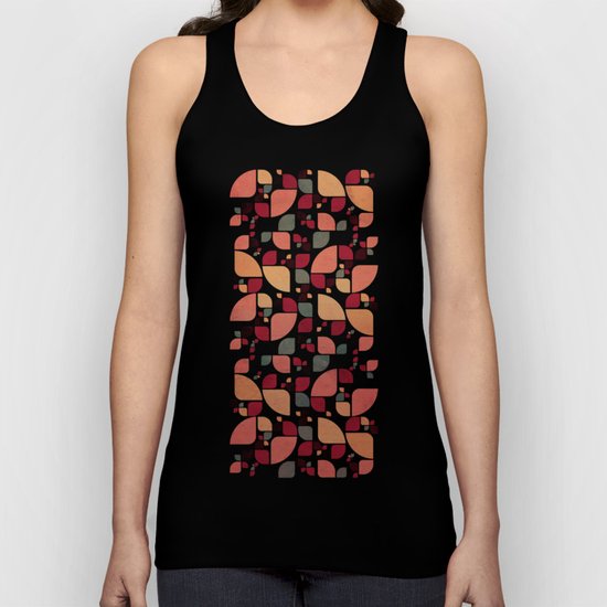 Vintage Butterflies Pattern Unisex Tank Top