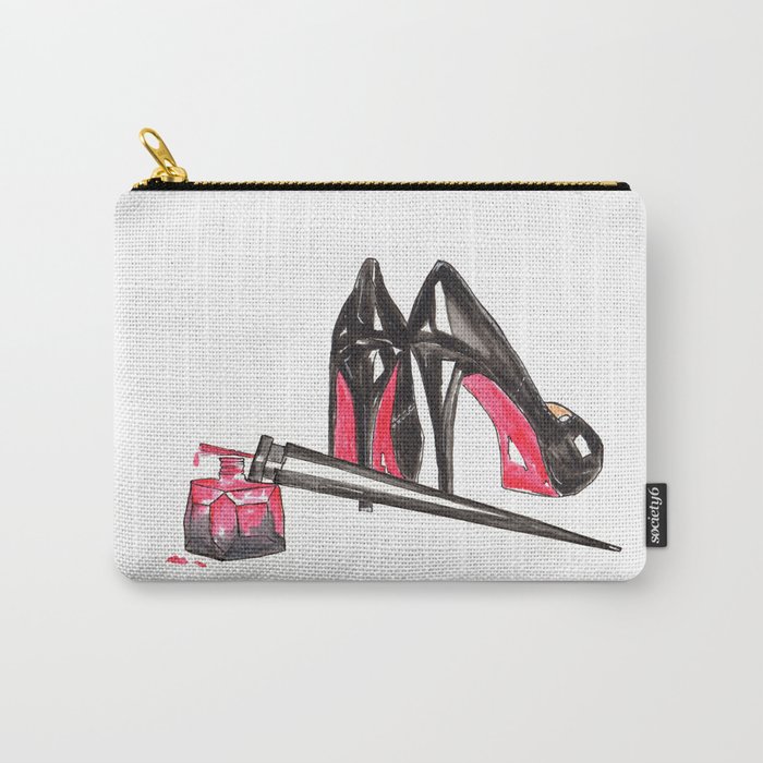 High Heels and nail polish art Carry-All Pouch