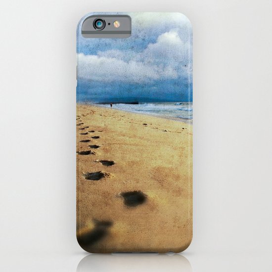 Footprints in the Sand (California Beach) iPhone & iPod Case