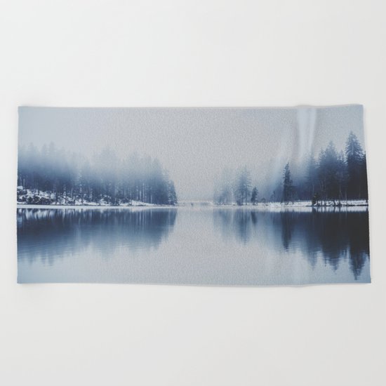 frozen world Beach Towel