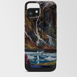 Spring and Ice Thaw under Barren Mountain by Nikolai Astrup iPhone Card Case