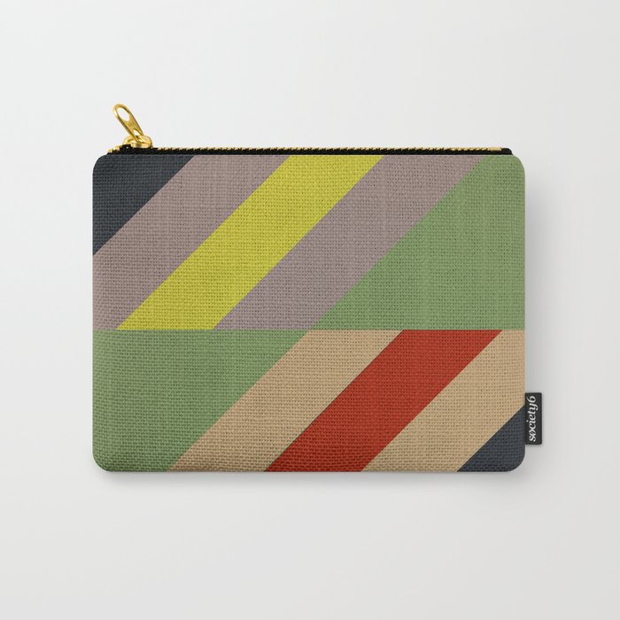 Modernist Geometric Graphic Art Carry-All Pouch