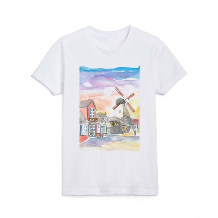 Solvang Main Danish Feelings In Kids T Shirt by artshop77 | Society6