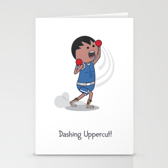 Dashing Uppercut Stationery Cards