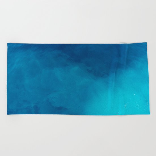 Deep Blue Wonder Beach Towel