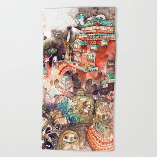 Spirited Away Beach Towel