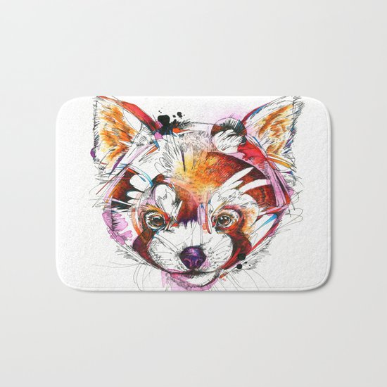 Red Panda Bath Mat
