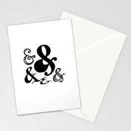 ampersand family Stationery Cards