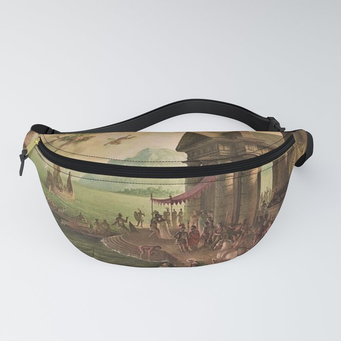 Ulysses Farewell to Penelope Seaport Landscape by Rex Whistler Fanny Pack