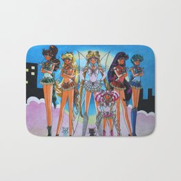 Brilliant Moon Soldiers Bath Mat | Sailormoon, Sailor, Venus, Mercury, Makoto, Mars, Usagitsukino, Chibiusa, Usagi, Mako 