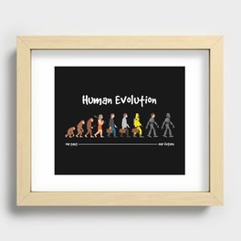 Evolution - a robotic future Recessed Framed Print