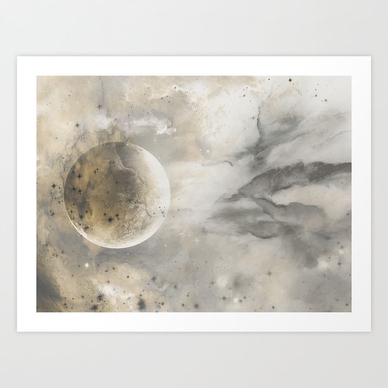 Ivory Opal Art Print