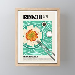 Kimchi Framed Mini Art Print