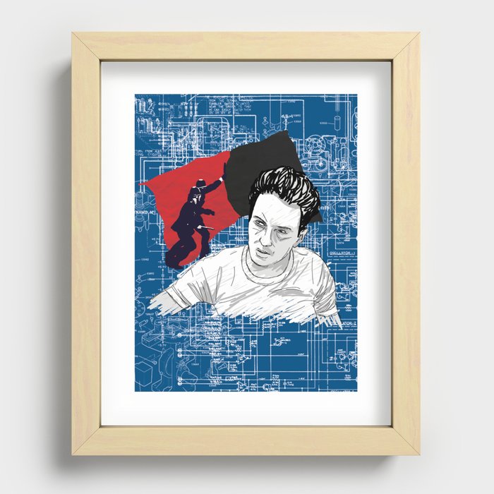Joe Strummer: Sandinista/The Clash Recessed Framed Print