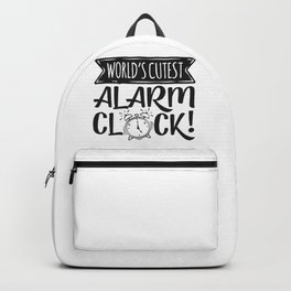 World's Cutest Alarm Clock Backpack
