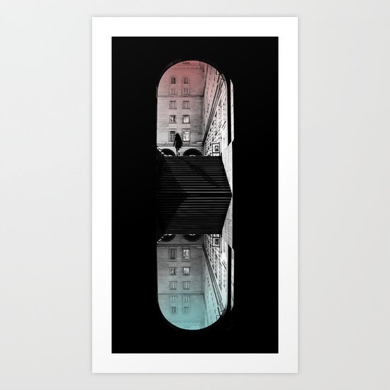 traveling pill Art Print