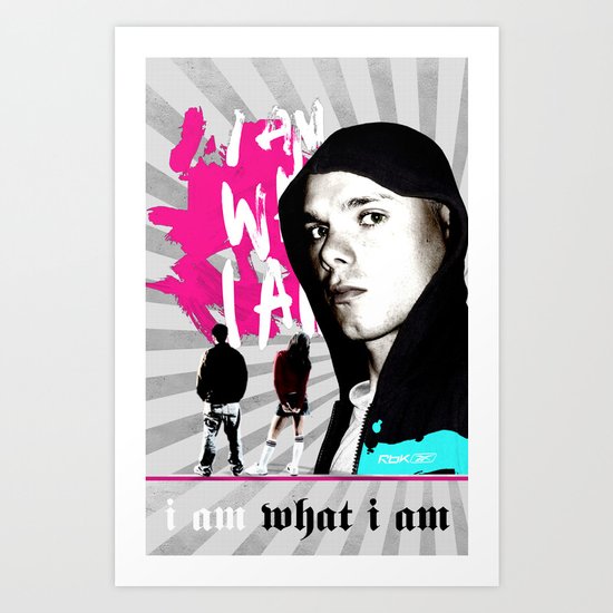 I Am What I Am Art Print
