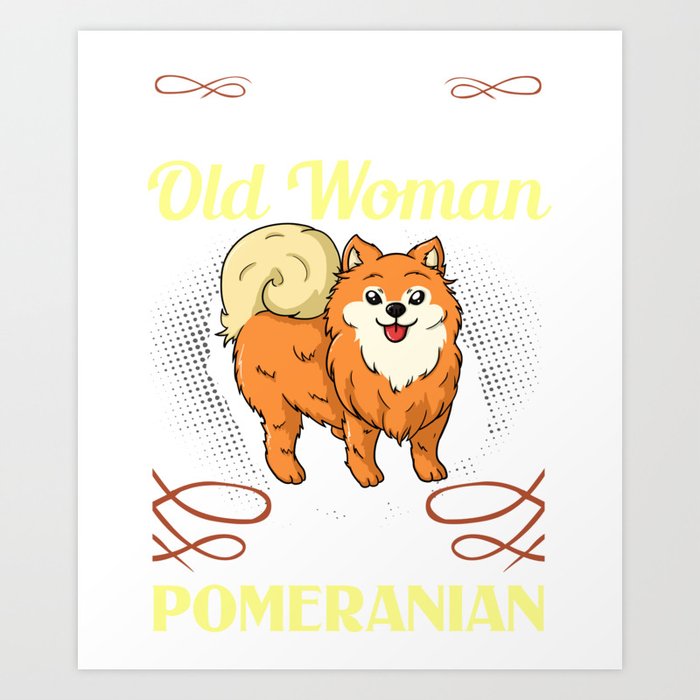 Pomeranian Dog Puppies Owner Lover Art Print