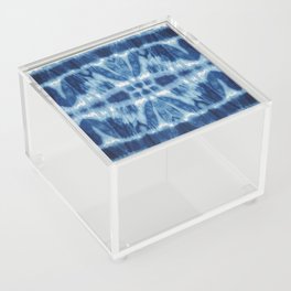 Tie Dye Blues Twos Acrylic Box