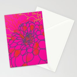 Chrysanthemum Flower Stationery Cards