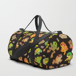 Tree frog - dark Duffle Bag