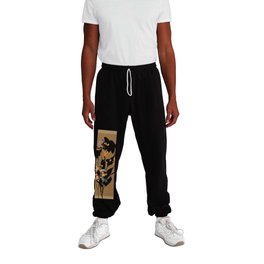 Abstract Floral Art 4 Sweatpants