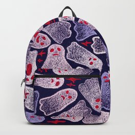Pastel Ghosties (red)  Backpack
