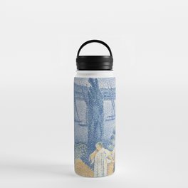 The Promenade; Landscape with Cypresses Water Bottle
