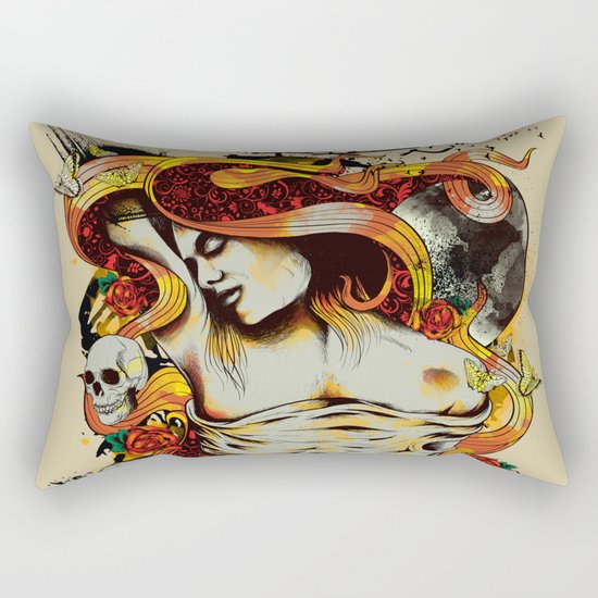 Fragmented Beauty Rectangular Pillow