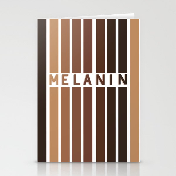 Melanin - Beautiful Skin Tones Stationery Cards