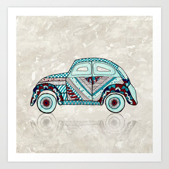 VosVos in Wonderland Art Print