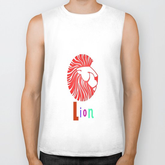 Lion Biker Tank