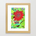 Sunflower Brillance Framed Art Print