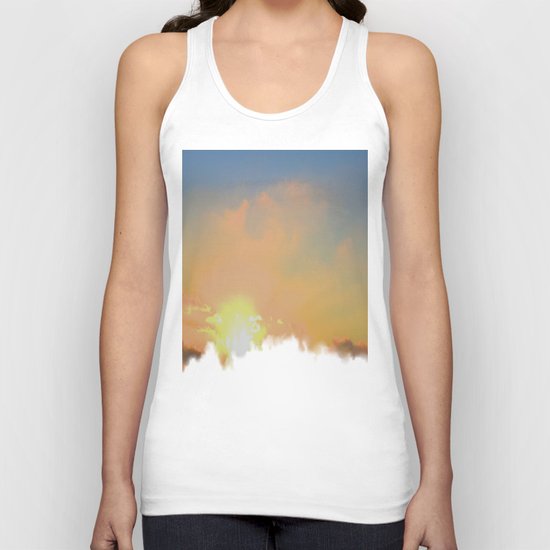 Sunset Lake Murray, La Mesa, California (Copyright) Unisex Tank Top