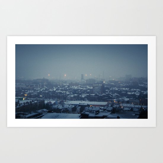 Waking Up Under the Snow Art Print