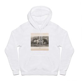 Deer stalkers, Vintage Print Hoody