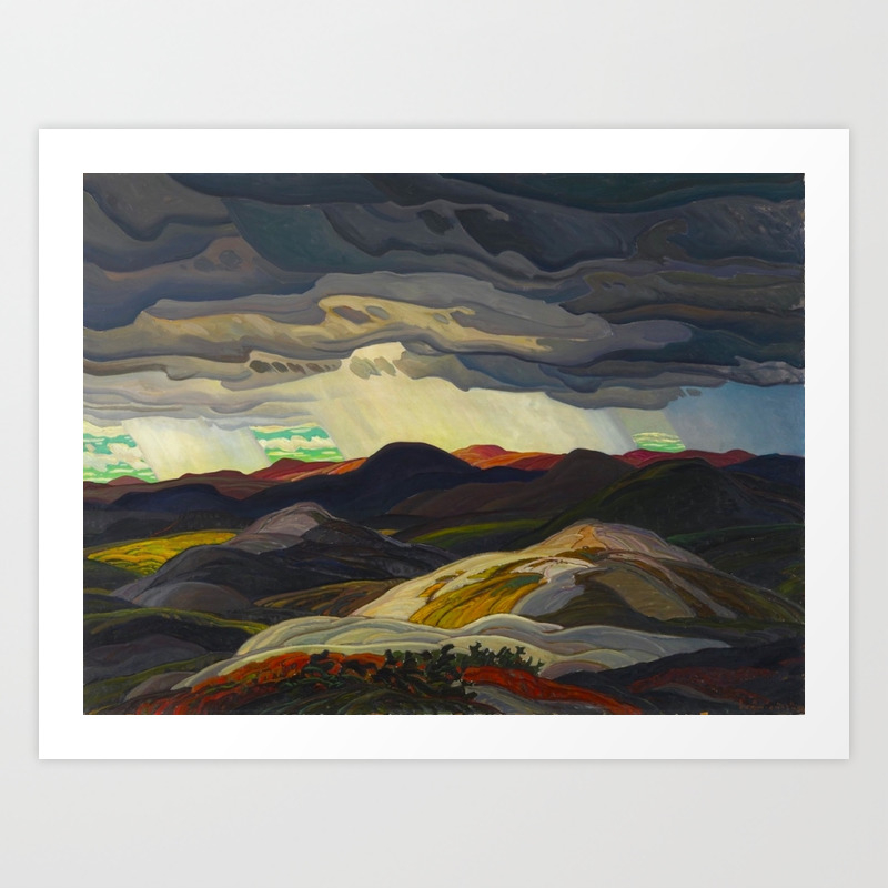 Canadian Landscape Oil Painting Franklin Carmichael Art Nouveau