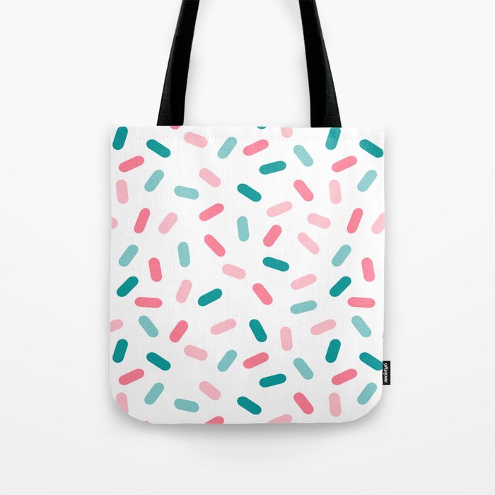 Head Rush - memphis throwback hipster style dot pill 1980s neon pastel palm springs socal surfer Tote Bag