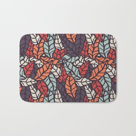 Nature leaves 006 Bath Mat