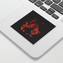 Fire and Flames Sticker