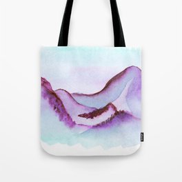 Purple Mountain Scenery  Tote Bag