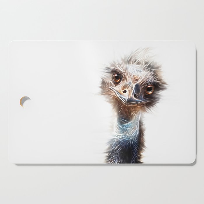Luminous Emu Art Cutting Board
