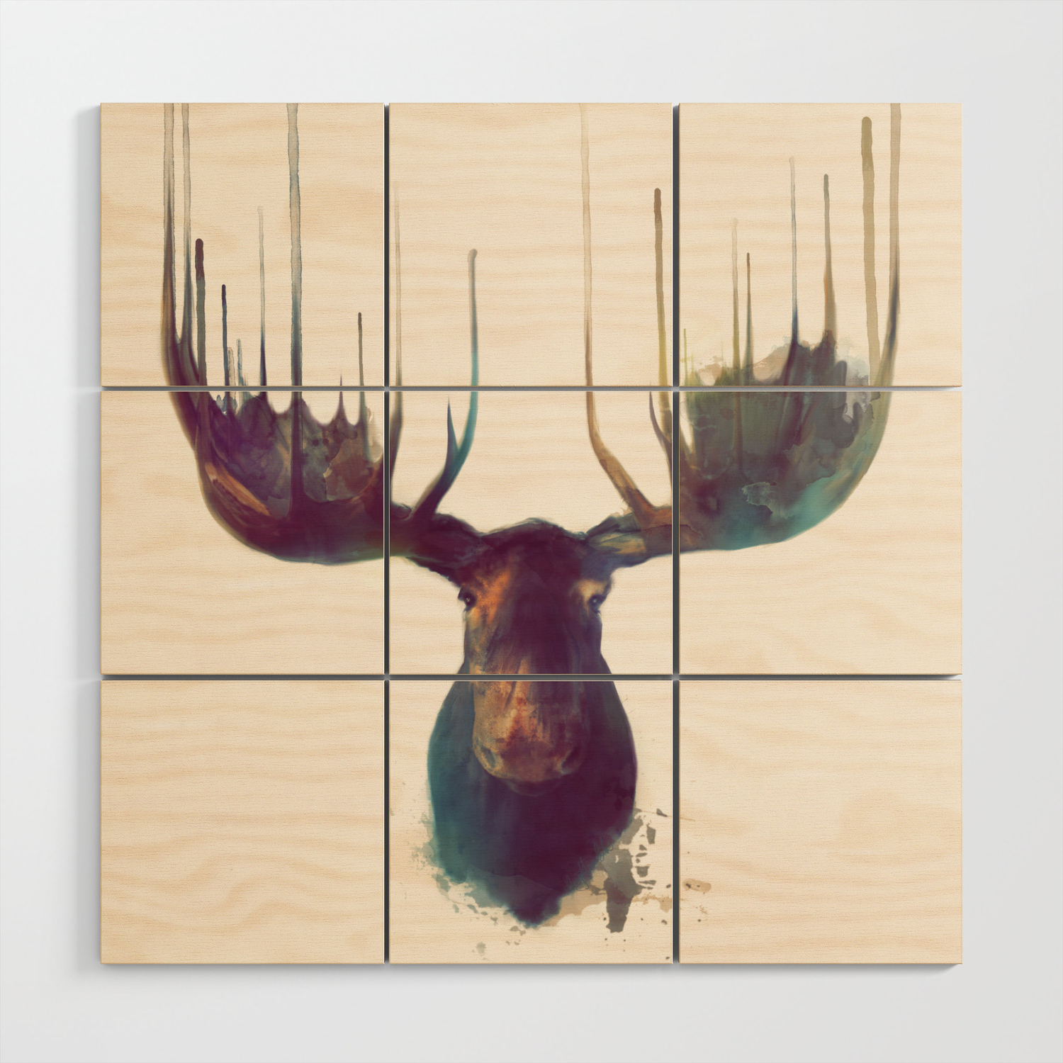 Moose Wood Wall Art By Amyhamilton Society6