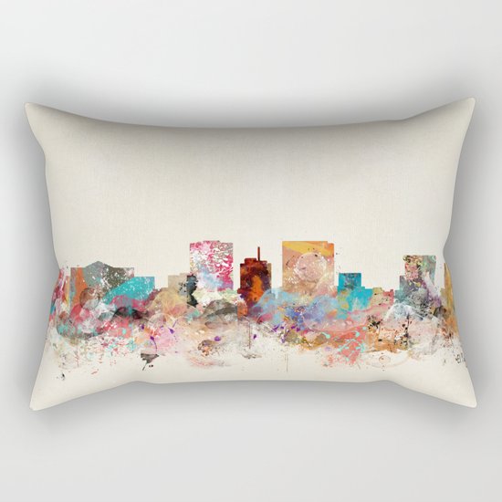 el paso texas skyline Rectangular Pillow
