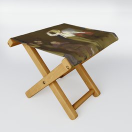 Walking the Chalk by Charles Deas (1838) Folding Stool