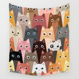 Cats Pattern Wall Tapestry