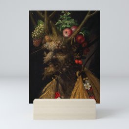 Four Seasons in One Head, 1590 by Giuseppe Arcimboldo Mini Art Print