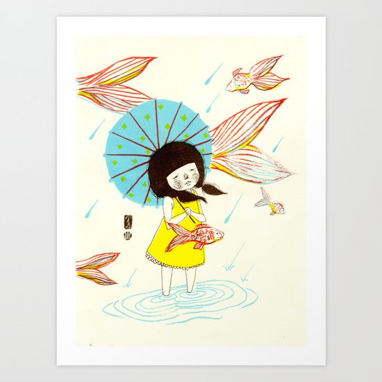 장마 Rainy Season Art Print