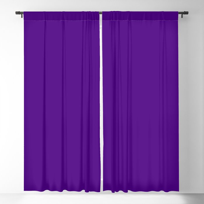 Solid Bright Purple Indigo Color Blackout Curtain