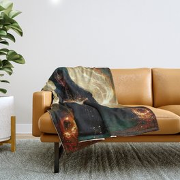 The Necromancer Throw Blanket